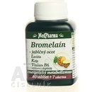 MedPharma Bromelain 300 mg + jabl. ocet + Lecitin + kelp + B6 67 tabliet