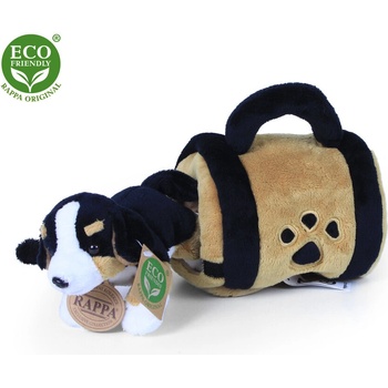Rappa Плюшено Куче Бернски зененхунд в чанта за пътуване 20 см. - серия Еко приятели - Rappa (211759)