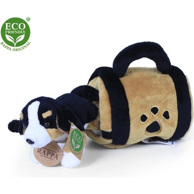 Rappa Плюшено Куче Бернски зененхунд в чанта за пътуване 20 см. - серия Еко приятели - Rappa (211759)