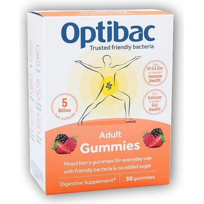 Optibac Želé s probiotiky pro dospělé 30 gummies 99 g