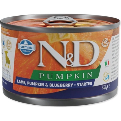 N&D Dog Pumpkin Starter Lamb & Blueberry 140 g