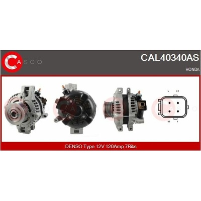 ALTERNATOR 12V 120A CAL40340AS