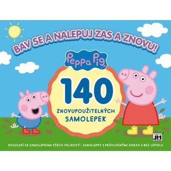 JIRI MODELS Album samolepky Peppa Pig Bav se a nalepuj zas a znovu!