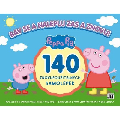 JIRI MODELS Album samolepky Peppa Pig Bav se a nalepuj zas a znovu!