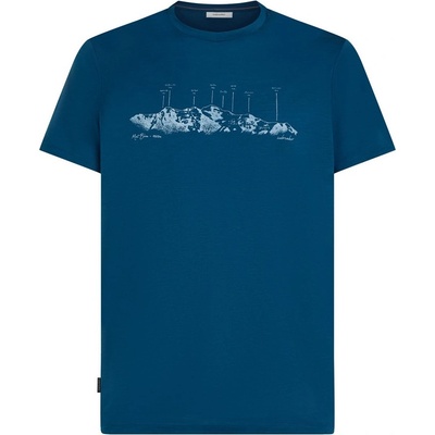 Icebreaker Men Merino 150 Tech Lite SS Tee The Peaks Размер: L / Цвят: син