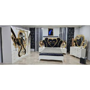Zenith Спален комплект king, златни орнаменти