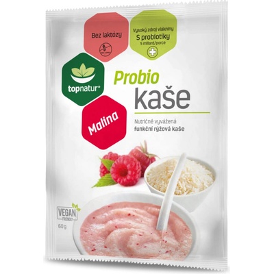 Topnatur Probio KAŠA Malina instantná ryžová kaša 60 g