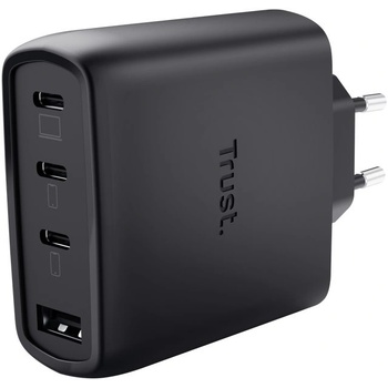 Image 1 of Trust Maxo 65W Универсален Черен Променлив ток (AC) Бързо зареждане На закрито (26067)