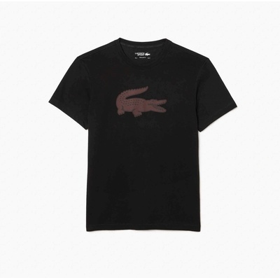 Lacoste Тениска Lacoste Large Croc II T Shirt - Black 7V2