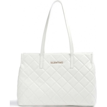 Valentino bags Ocarina shopper velká prošívaná kabelka bílá