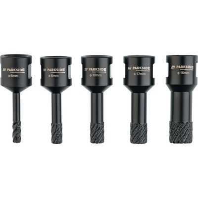PARKSIDE PERFORMANCE Diamantové vrtací korunky 6-16 mm – Hledejceny.cz