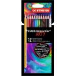 STABILO ARTY Aquacolor 12бр. комплект цветни моливи 1612-1-20 (1612-1-20)