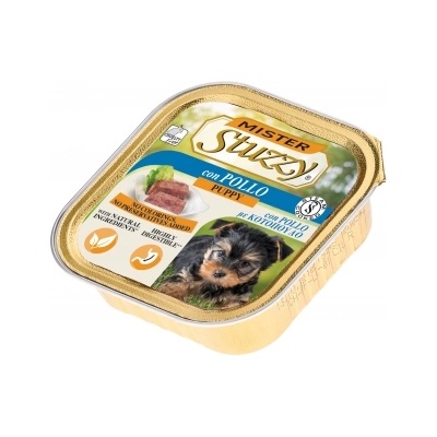 Mister Stuzzy Dog Puppy With Chicken - Пастет за подрастващи кученца с пиле, 150 гр