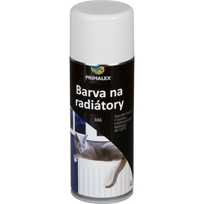 Primalex Sprej FARBA NA RADIÁTORY 400ml Biela