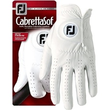 FootJoy CabrettaSof Womens Golf Glove Levá bílá S