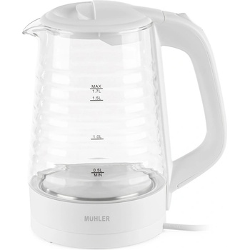 Muhler Кана електрическа Muhler WK-189G, 2200W, 1.7л. стъклена (1010102)