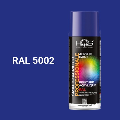 HQS akrylová farba v spreji 400 ml RAL 5002 lesklá