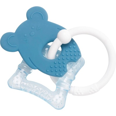 NATTOU Teether With Cooling Part гризалка с охлаждащ ефект Blue Mouse 3 m+