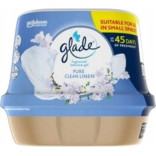 Glade Pure Clean Linen vonný gél do kúpeľne 180 g