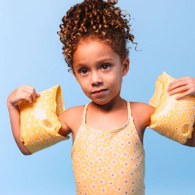 Swim Essentials : Ръкавели за деца от 0-2 години - "Yellow Flowers (SWE-2024SE1051)