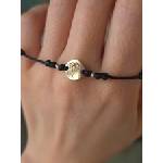 Kathryn' s Bracelets Мъжка гривна с Червен конец и Злато " Татко" (МГТЗ)