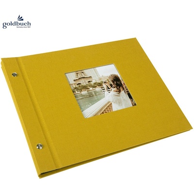 Šroubkové album 30x25cm Goldbuch 26720 (26889) BELLA VISTA hořčicová 26720