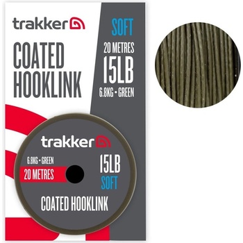 Nikl Trakker Products Trakker Náväzcová šnúra Soft Coated Hooklink 20 m 15 lb 6,8 kg 20 m