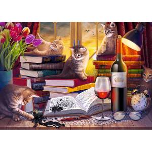 Trefl - Puzzle Cat´s Evening - 2 000 piese