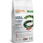 DIUSAPET Alleva® holistic (adult medium/maxi) lamb & venison + cannabis sativa & ginseng - пълноценна храна за пораснали кучета над една година, от средни и едри породи, Италия - 12 кг 2431
