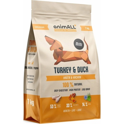 animALL Mini Turkey & Duck 7 kg