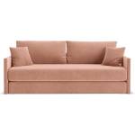 Cosmopolitan Design Розов кадифен сгъваем диван 209 cm Shannon - Cosmopolitan Design (COS_3SF_44_F1_SHANNON6)