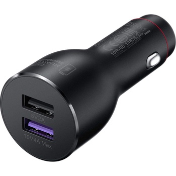 Huawei Car Super Charge 2.0 CP37 (40W) with USB-C cable - зарядно за кола с 2xUSB изхода и USB-C кабел