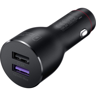 Huawei Car Super Charge 2.0 CP37 (40W) with USB-C cable - зарядно за кола с 2xUSB изхода и USB-C кабел