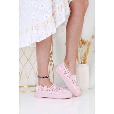 Balada Krajkové tenisky na platformě BA51-14BE