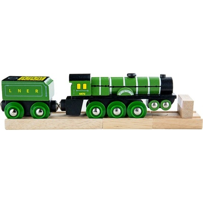 Bigjigs Drevená replika lokomotívy Flying Scotsman