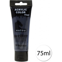 Matou 135643-22 Akrylová barva 1x75ml 797 Grigio Scuro tmavošedá