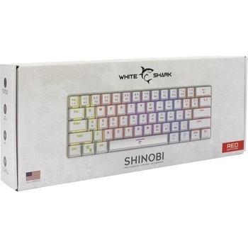 White Shark Shinobi White Red Switch GK-2022