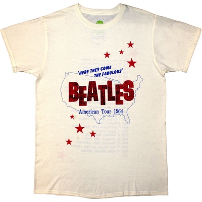 The Beatles American Tour '64 (Back Print) Natural XL Риза (<![CDATA[BEATTEE647MNAT04]]>)