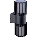 Brilagi - Външно стенно осветително тяло ARMOR 2xGU10/35W/230V IP44 черно (BG6921)