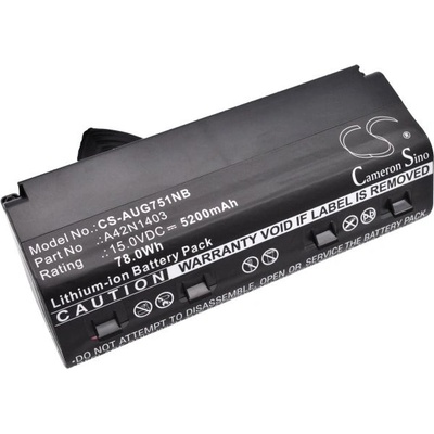 Cameron Sino Батерия за лаптоп ASUS G751J A42NI403 15V 5200mAh CAMERON SINO (CS-AUG751)