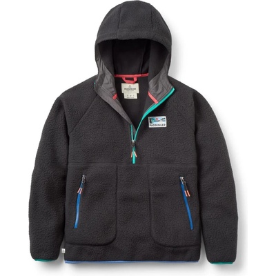 Passenger Дамски поларен пуловер Passenger Women's Maine 2.0 1/2 Zip Recycled Sherpa Fleece Fleece jacket - Black (105-6796-0112)