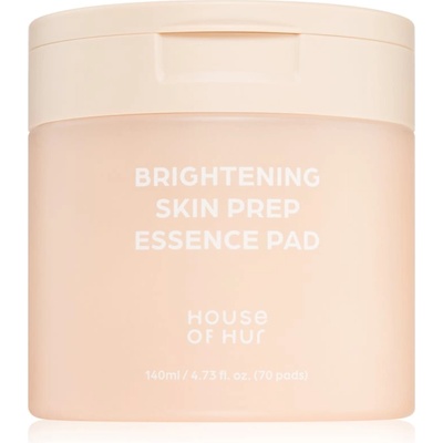 House of Hur Brightening Skin Prep Essence Pad тонизиращи възглавнички да уеднакви цвета на кожата 140ml