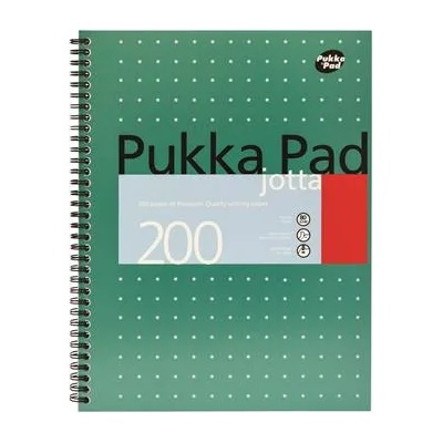 Pukka Pad Спирална тетрадка, A4+, карирана, 100 листа, PUKKA PAD, "Metallic Jotta" JM018-SQUARED (JM018-SQUARED)