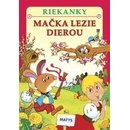 Mačka lezie dierou