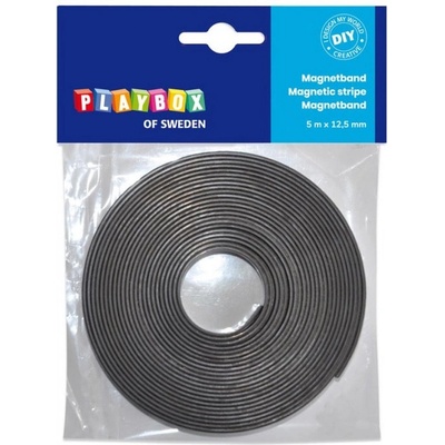 Playbox Magnetická lepiaca páska 5 m x 12,5 mm