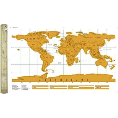 Stieracia mapa sveta World 88x51,8cm CABT417