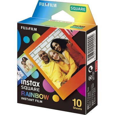 FUJIFILM INSTAX COLORFILM SQUARE GLOSSY RAINBOW