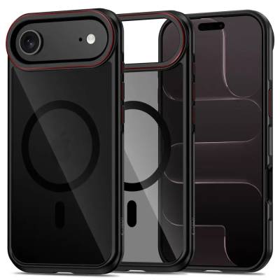 Tech-Protect Кейс Tech-Protect MagHybrid MagSafe за iPhone Air - черен и червен (5906302330423)