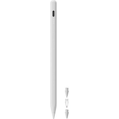 Mageasy Професионална писалка за iPad (бял) - Mageasy Instinct iPad Stylus Pencil With Tips (MPDIPD273WH24)