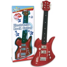 Bontempi kytara elektronická rocková s mikrofonem red